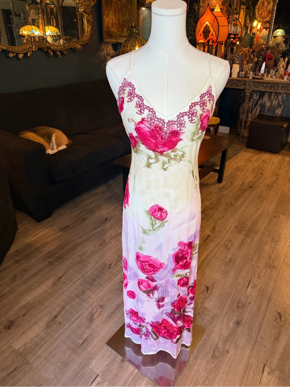 Vintage Blumarine by Anna Molinari Floral Maxi Dress – Spring/Summer 1997